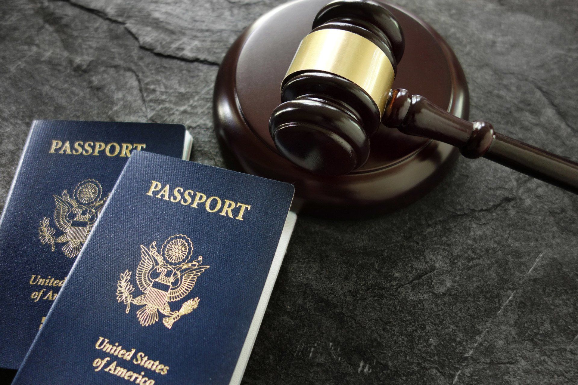 Passports with Gavel — Martinez, GA — Ken Buffington Attorney at Law