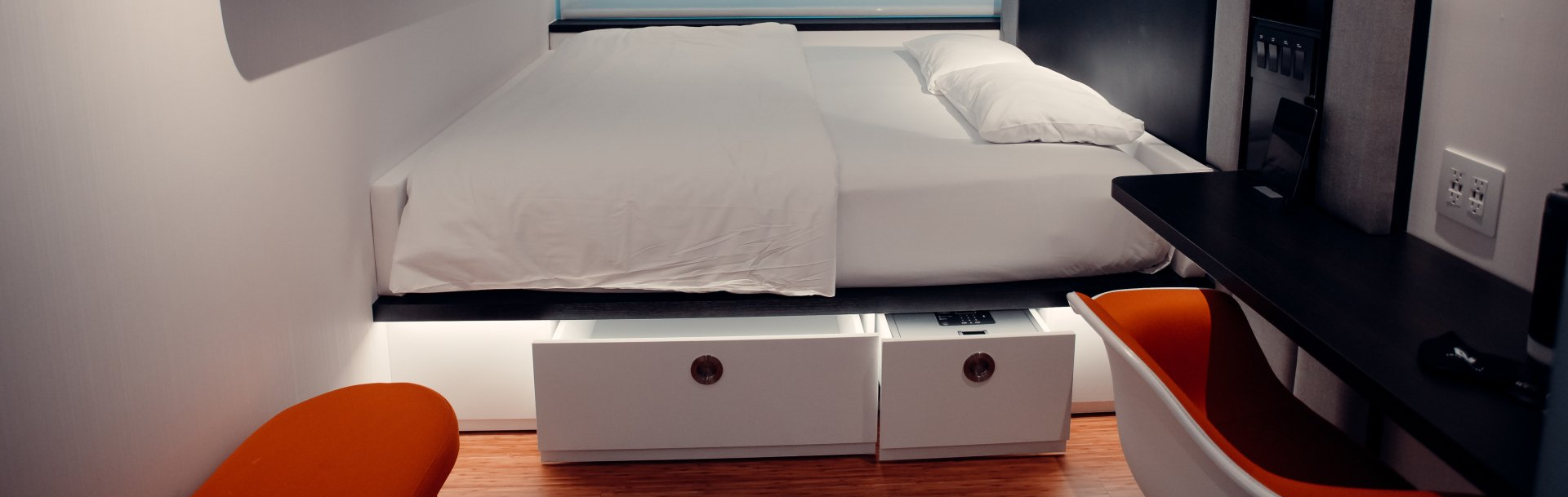 Bed with Storage Drawers