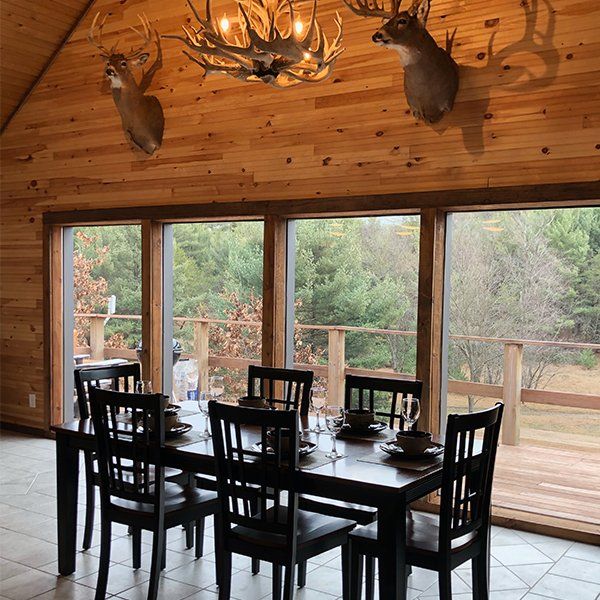 Whitetail Deer Hunting Cabin