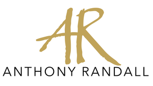 A black and white logo for anthony randall keynote speaker