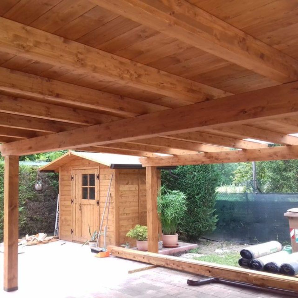 pergolato in legno