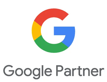 A google partner logo on a white background.