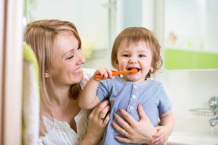 infant dental care, oral care