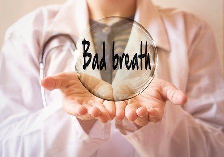 bad breath, dry mouth