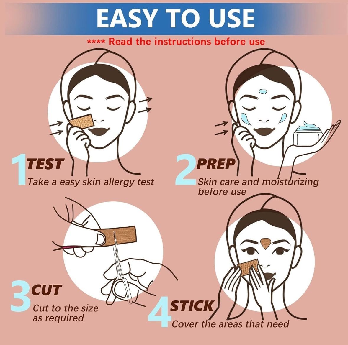 Face Tape*2 rollen a 5 meter