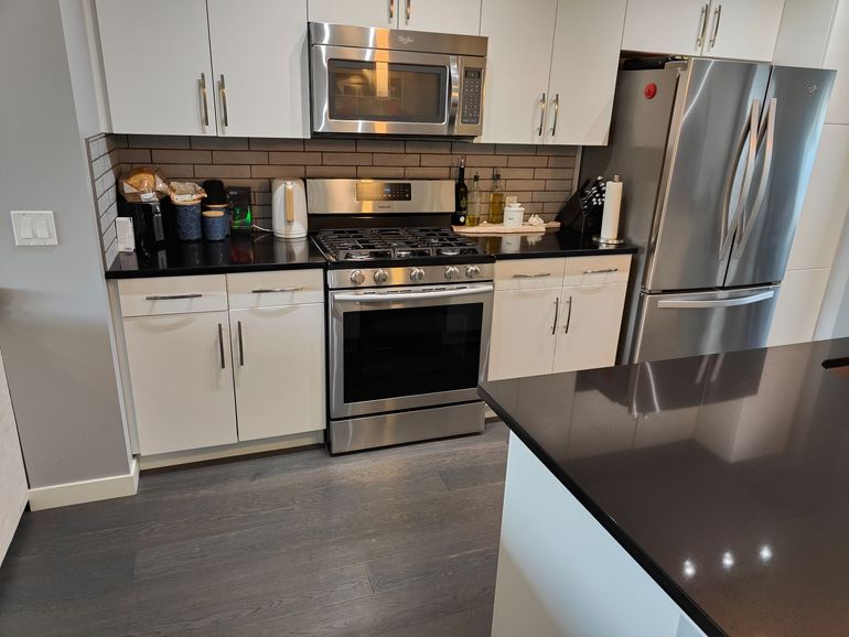 maintenance clean of kitchen