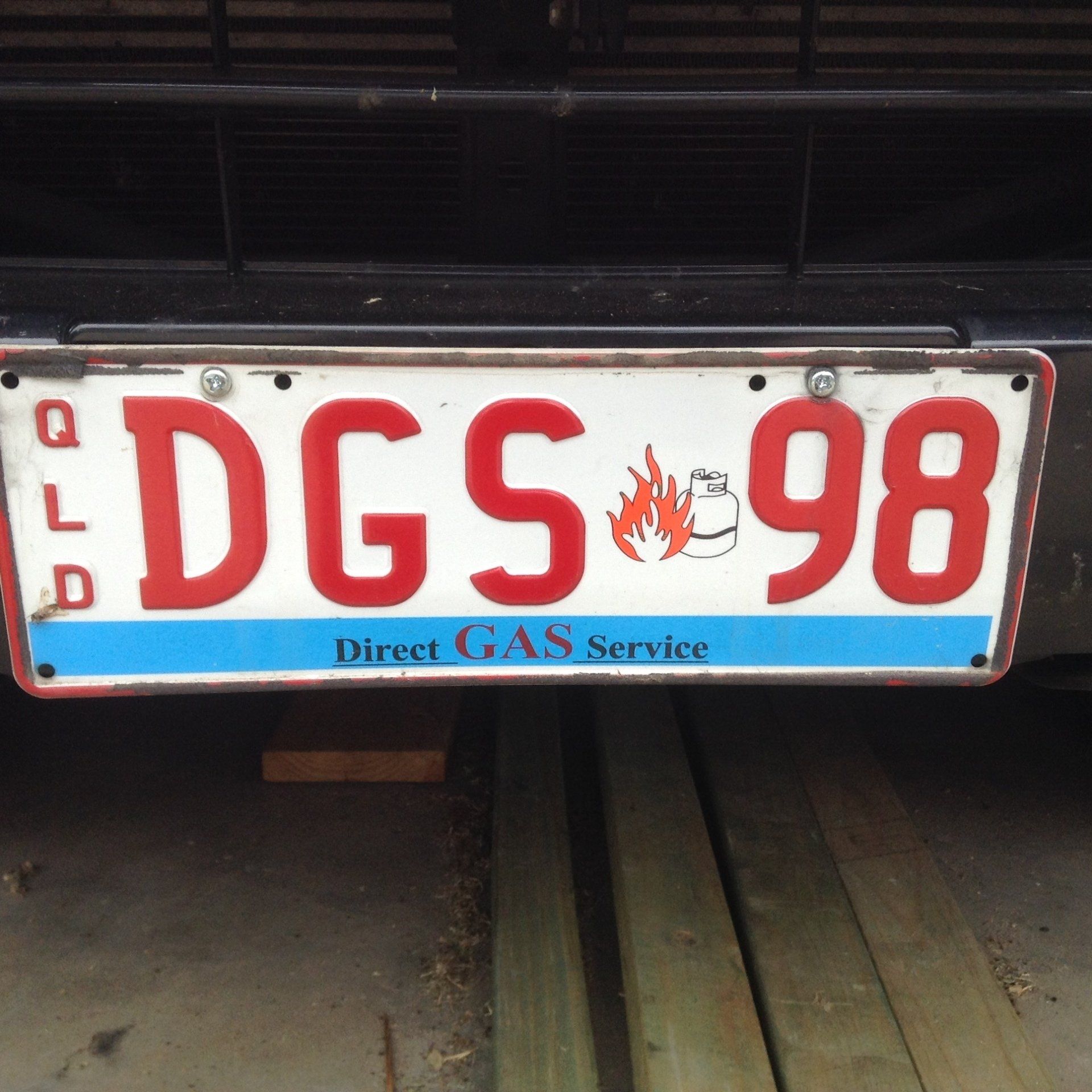 DGS Plate Number — Mount Mellum, QLD — Direct Gas Service
