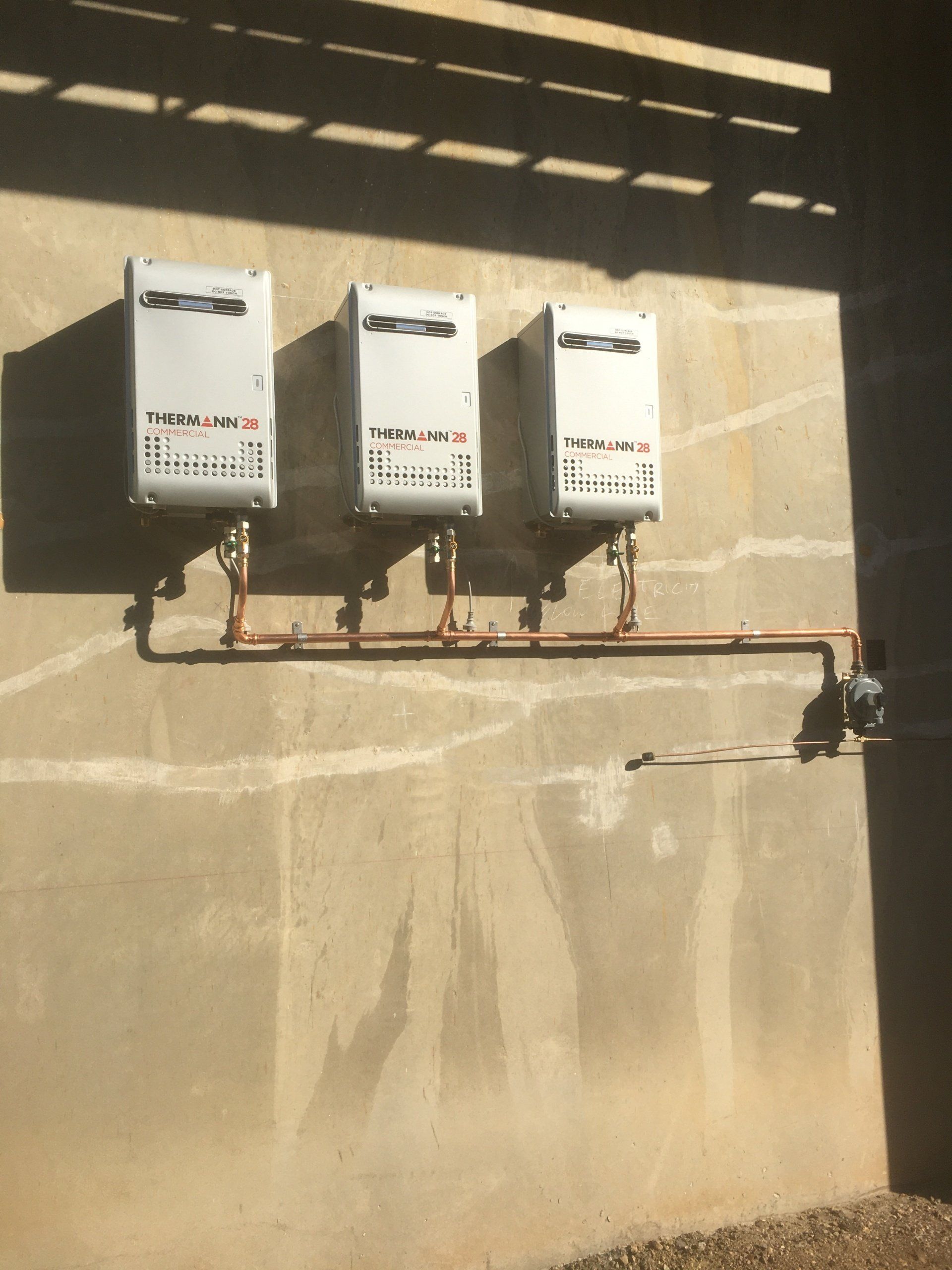 3 Water Heaters — Mount Mellum, QLD — Direct Gas Service