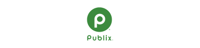 The logo for publix is a green circle with a letter p inside of it.