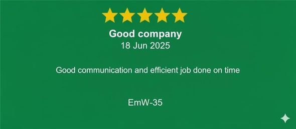 Image of a customer review 