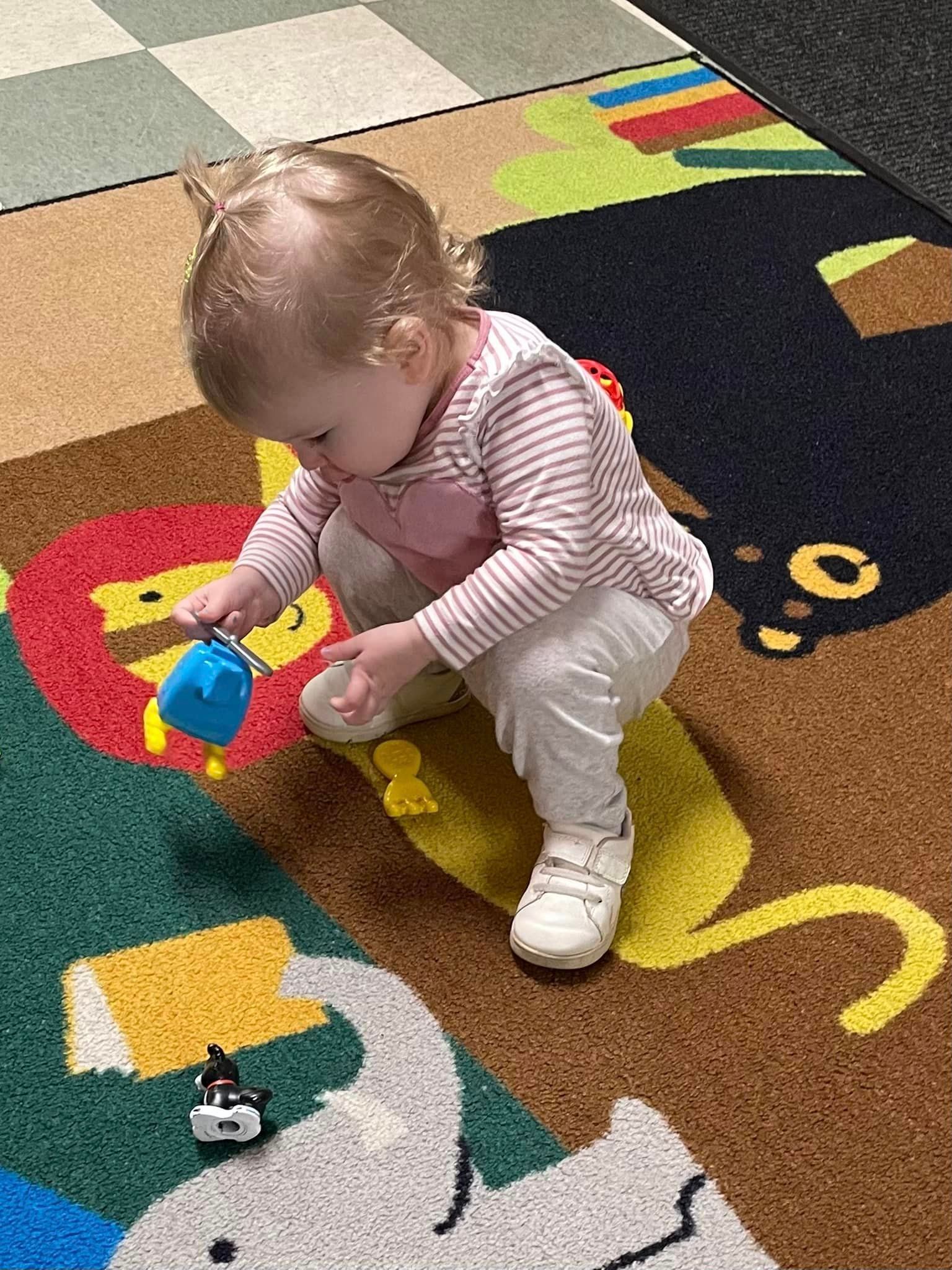 Child Care playing outside