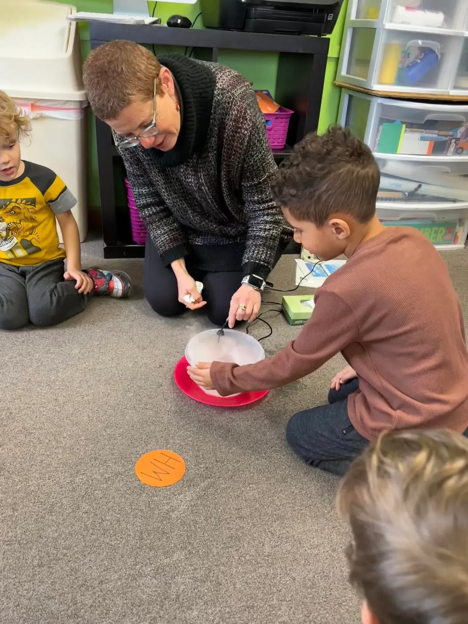 Pre-school learning childcare.