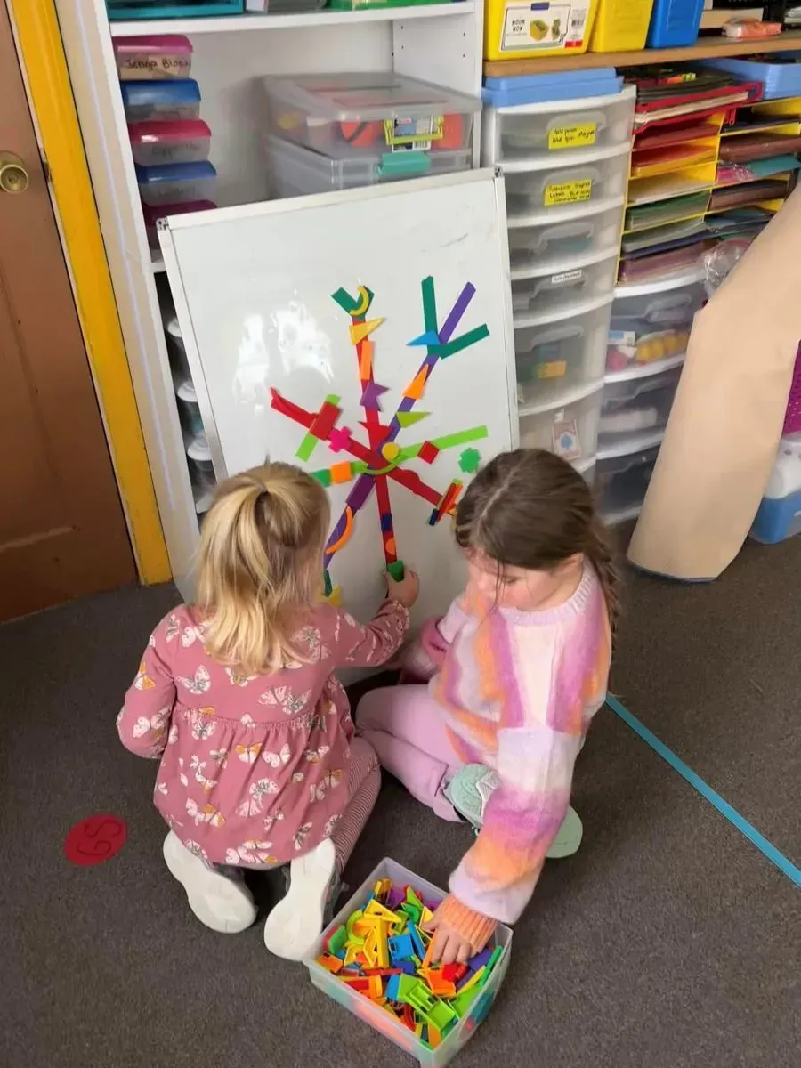 Pre-schoolers at Little Footsteps.