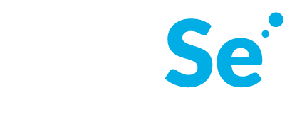 Logo de PerSe Solutions en azul verdoso con tres pequeños círculos azules.