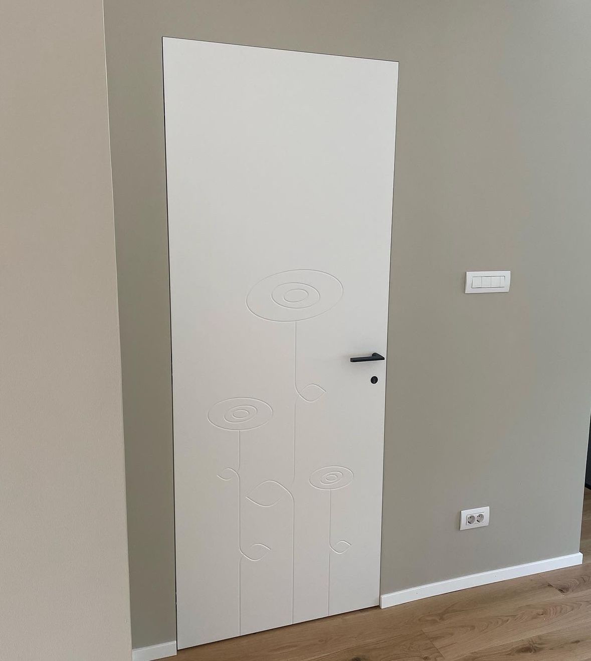 porta bianca moderna