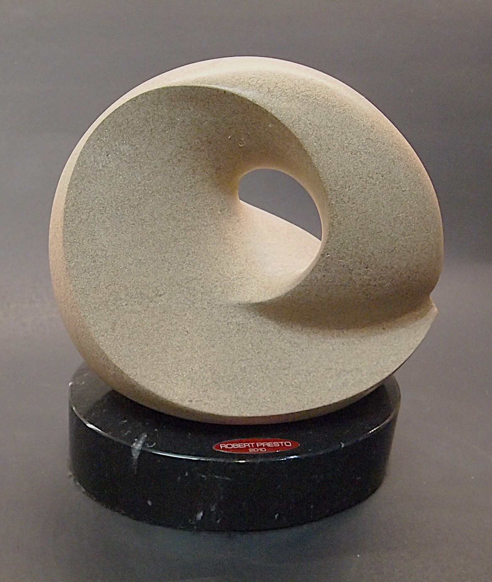 vortex Jurassic 2 carved limestone sculpture