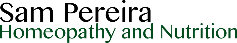 Sam Pereira Homeopathy and Nutrition wordmark
