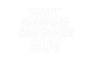 That Shipping Container Guy logo –  blue container icon with bold white text, representing a North QLD -container brand.