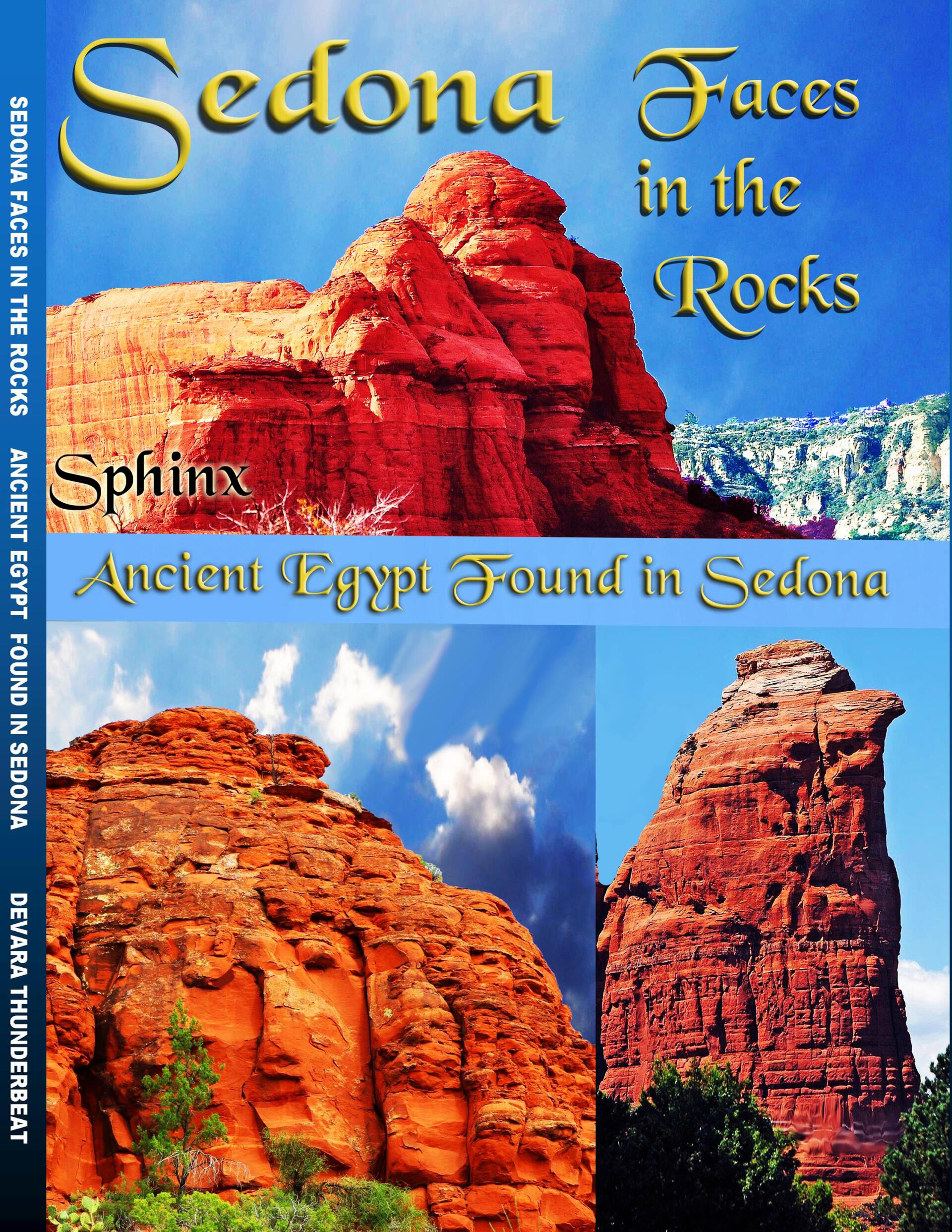 Sedona faces in the rocks image