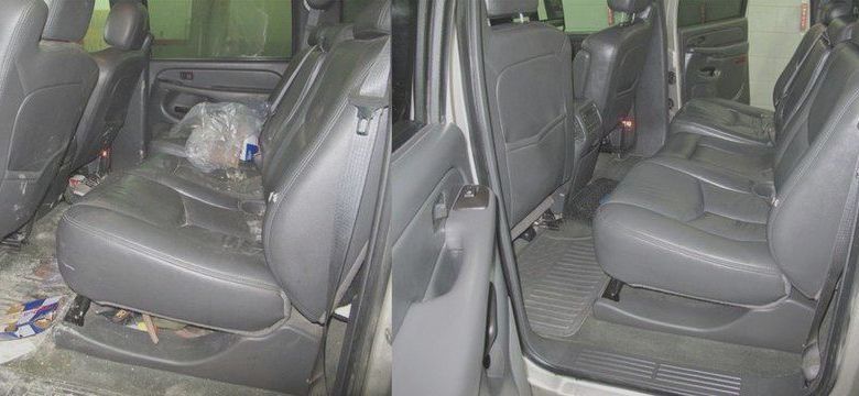 Interior detailing- leather and fabric