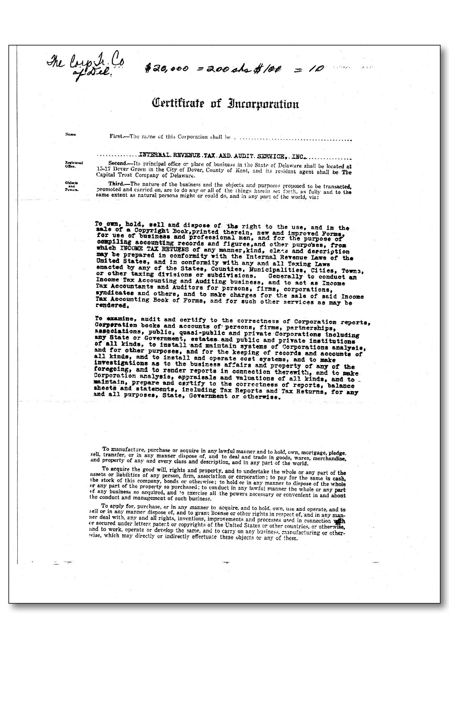 The Constitution for the United States of America