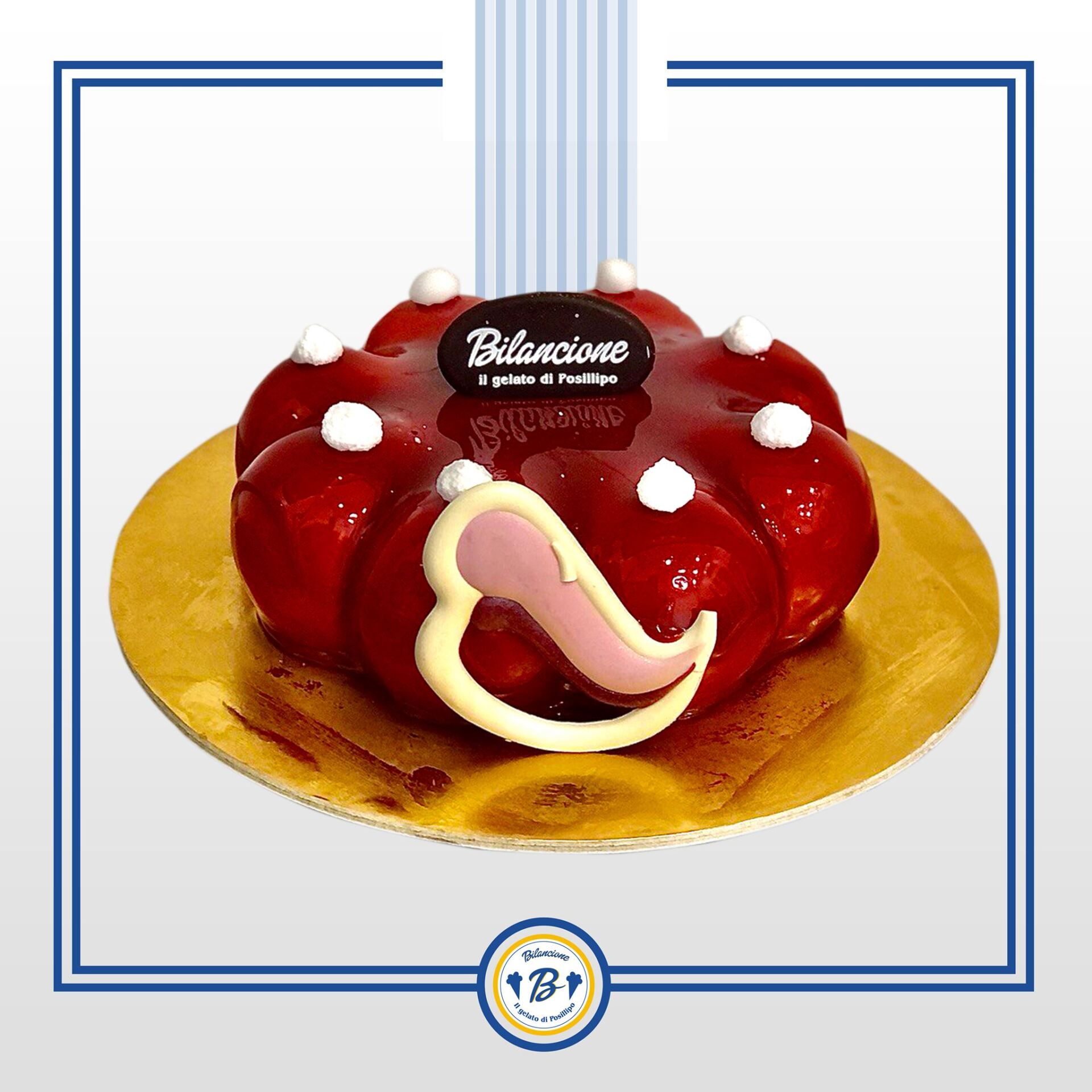 torta gelato rossa