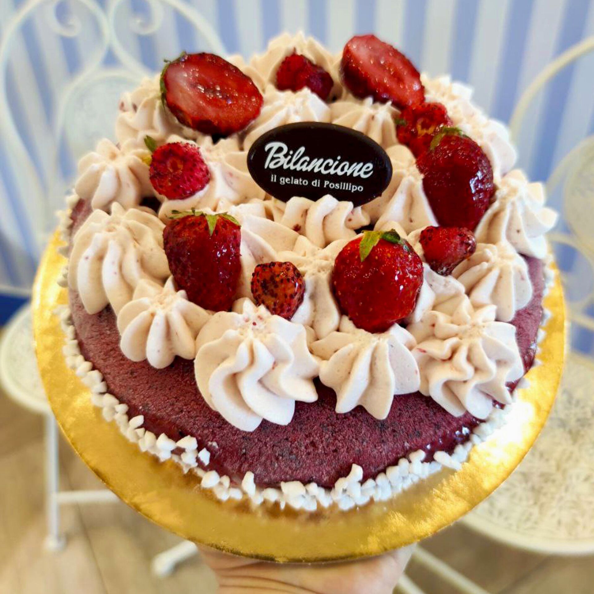 torta panna e fragole