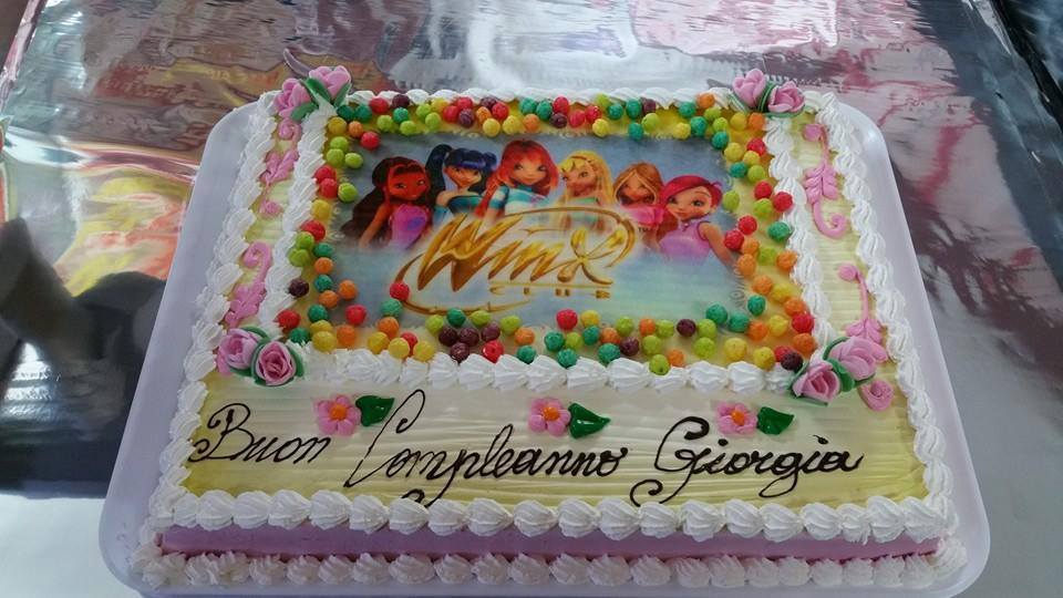 torta di compleanno Winx