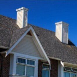 Roof with two chimney - Roofing Services in Kingsport, TN