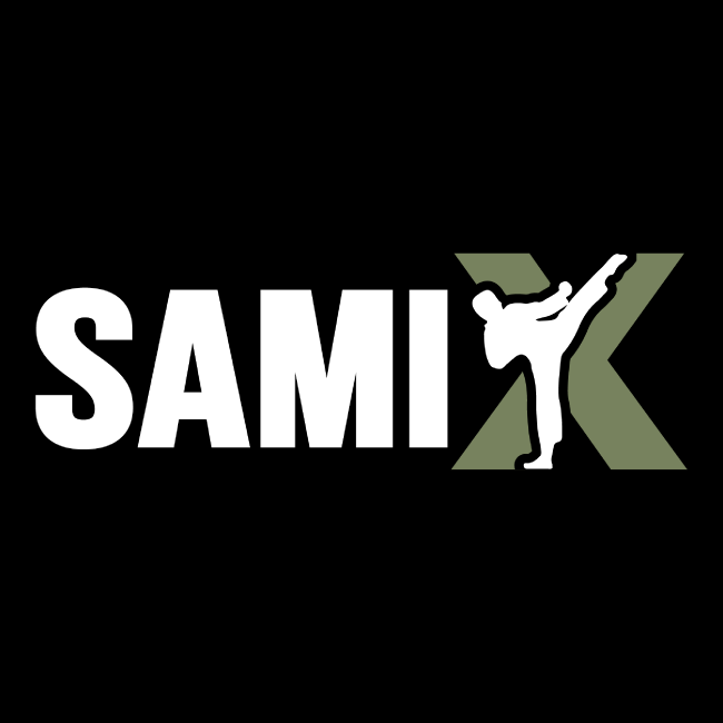 Ein Logo für ein Kampfsportunternehmen namens SamiX