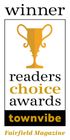 winner - fairfield townvibe reader's choice awards