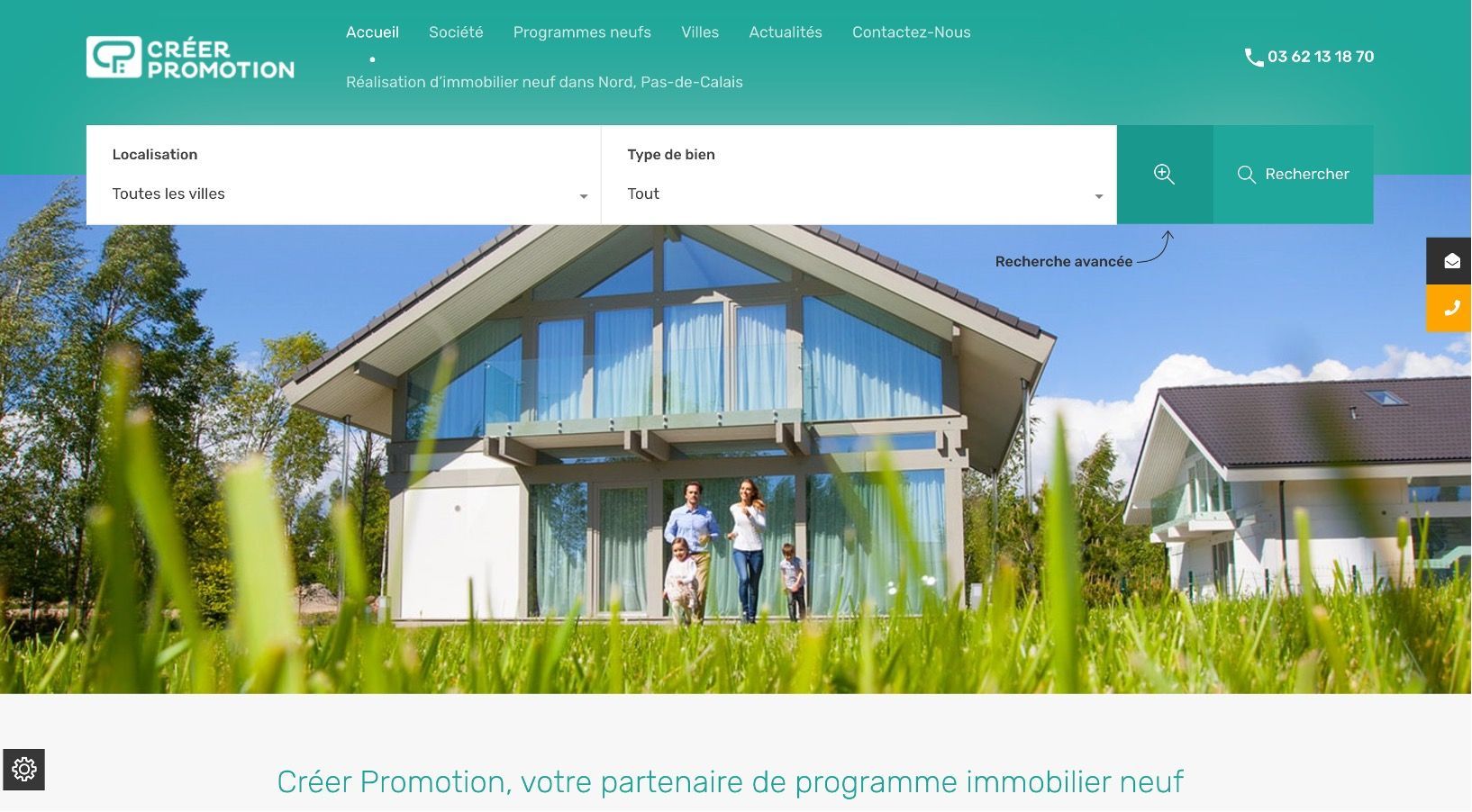 WSI a accompagné la société Promotion immobilier dans la mise en place de sa stratégie digitale.