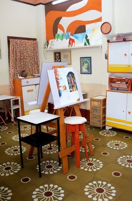 Arte Studio salón de enseñanza