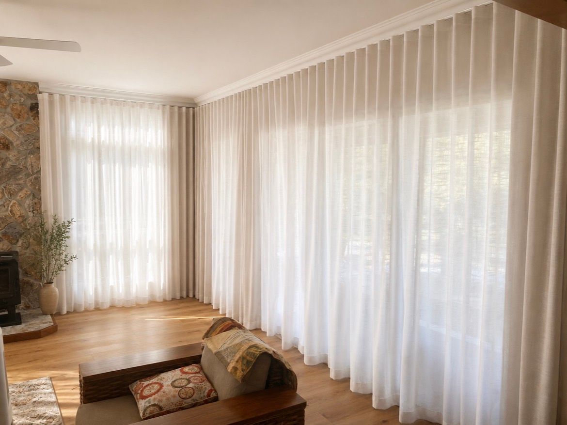 Gray Curtains Beside a Window — Curtain Concepts in Tweed Heads, NSW