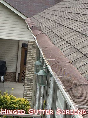 Hinged Gutter Screens — Concord, NC — B.W. Larrimore Construction
