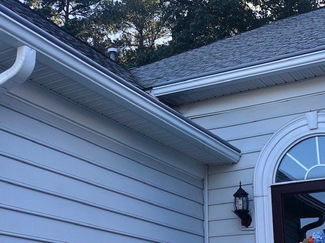 House With Rain Gutter System — Concord, NC — B.W. Larrimore Construction