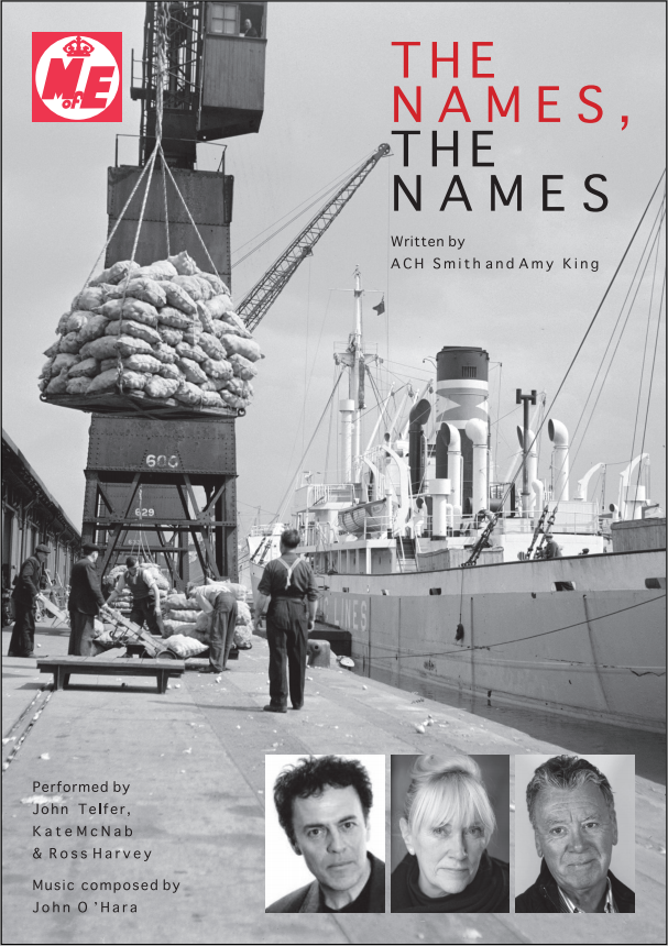 Page 1, cover page, of the flyer of a theatrical performance called 