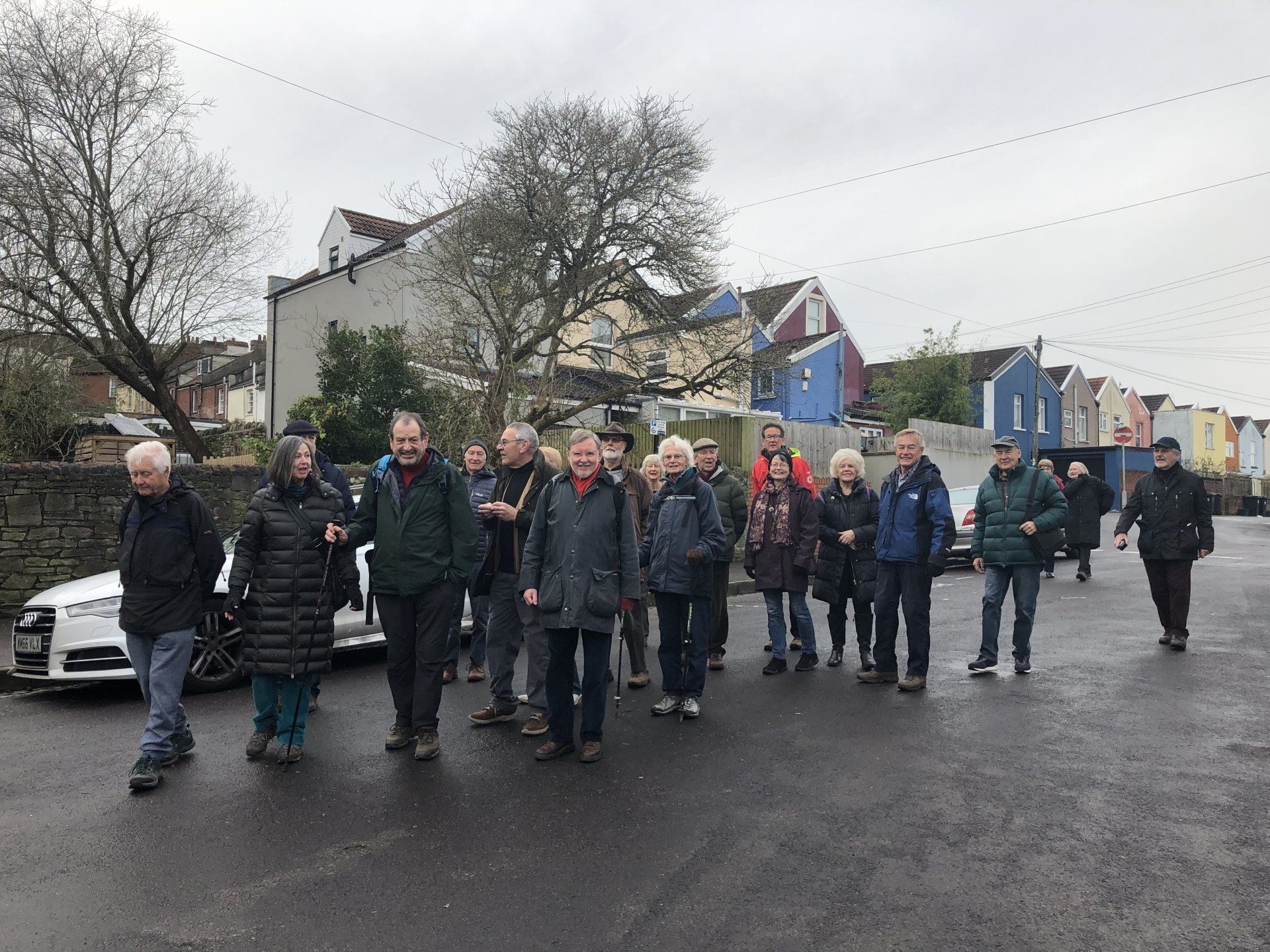 More images of the Walking Group activity and locations.
