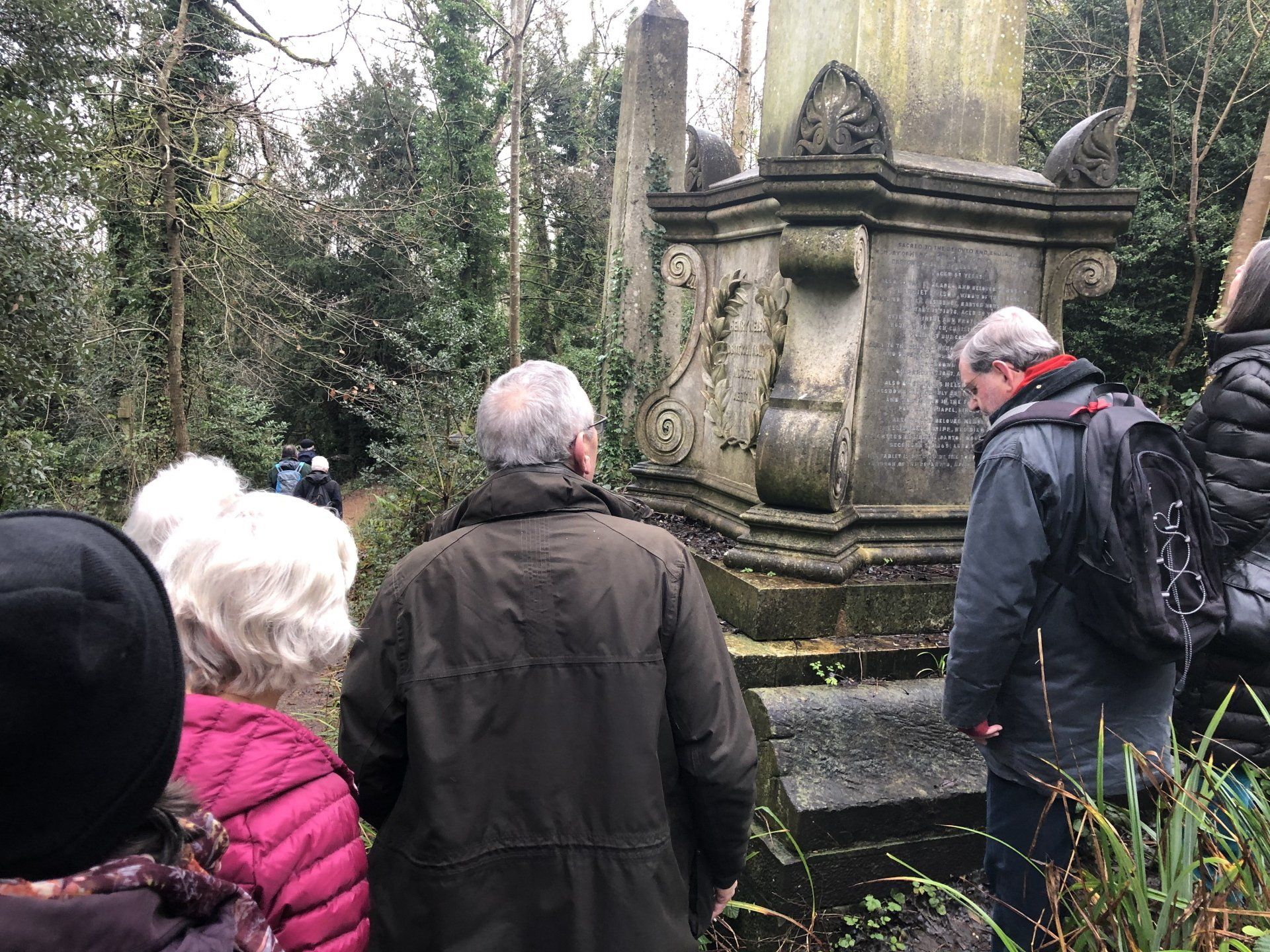 Bristol 1904 Arts - Walkers group image around Arnos Vale Cemetry, Bristol