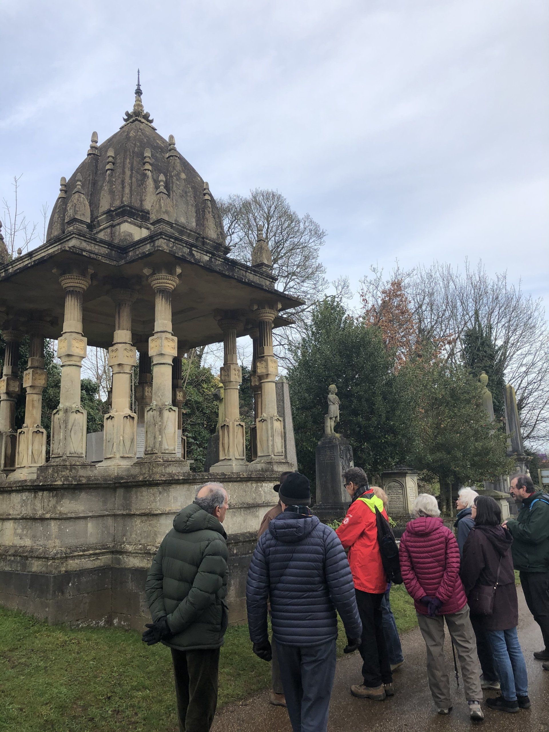 Bristol 1904 Arts - Walkers group image around Arnos Vale Cemetry, Bristol