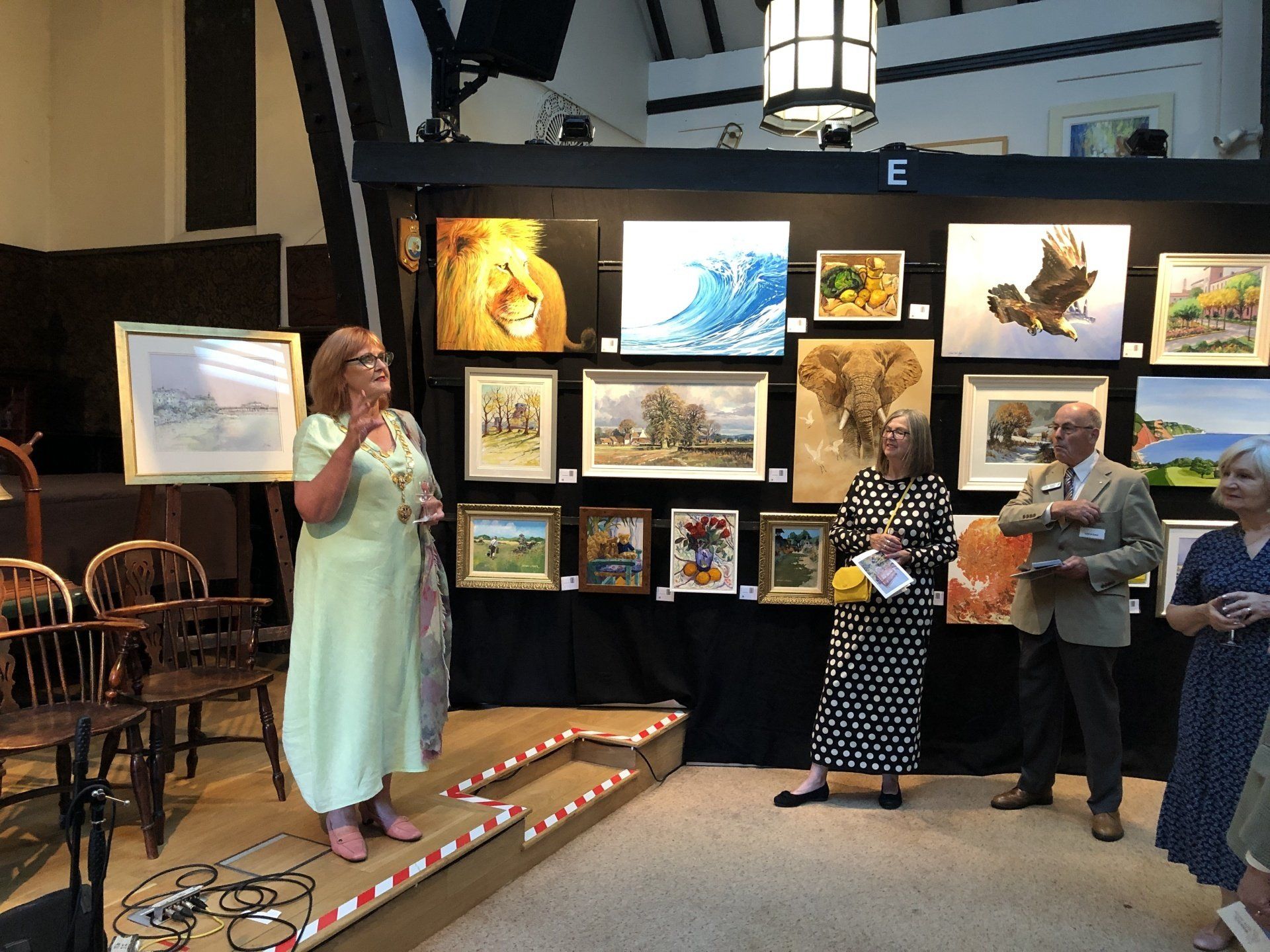 Bristol Lord Mayor opens Society Annual Art Exhibition Painting