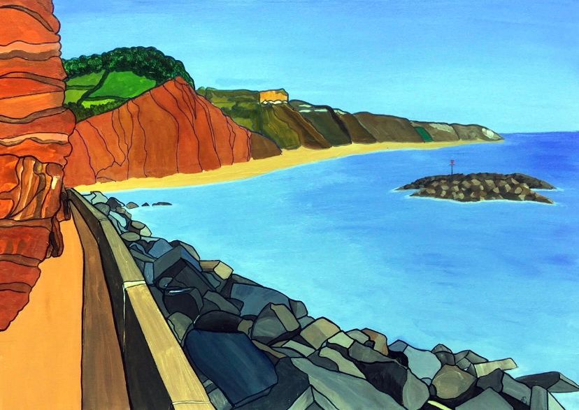 Image of a painting by member Annabel Glassby