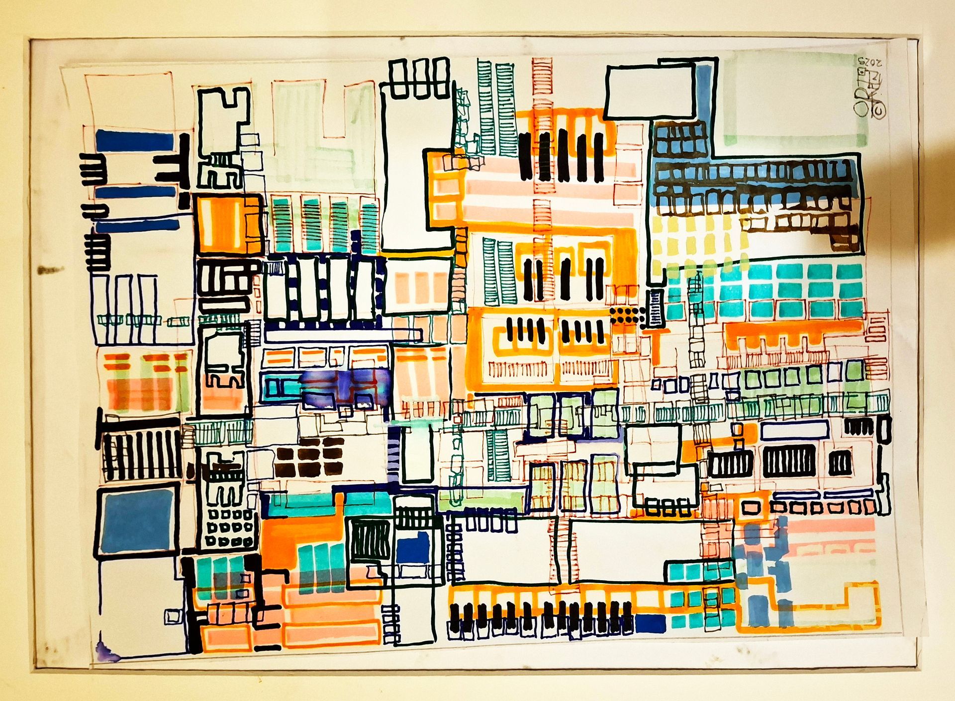 A painting by member David Orpen entitled: Consider yourself at home
