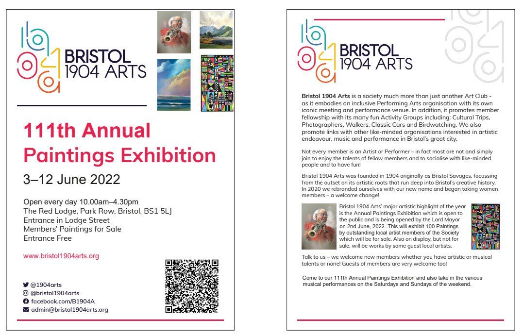 Exhibition of Paintings by the Bristol 1904 Arts Club