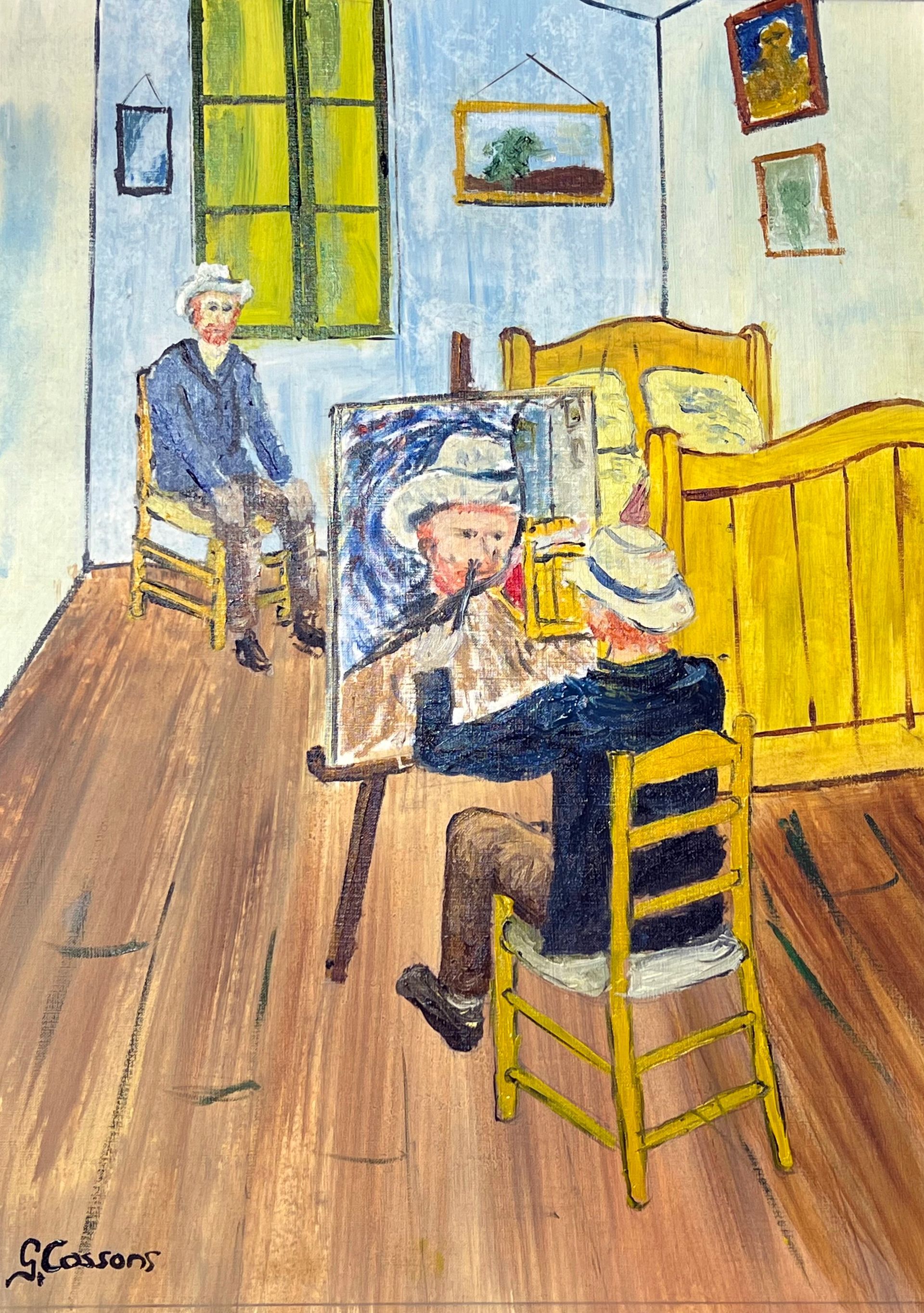 Curious Van Gogh image sketch - part of a selection of  BRISTOL 1904 ARTS evening sketches painted on the night of our regular Wednesday evening concert programs.