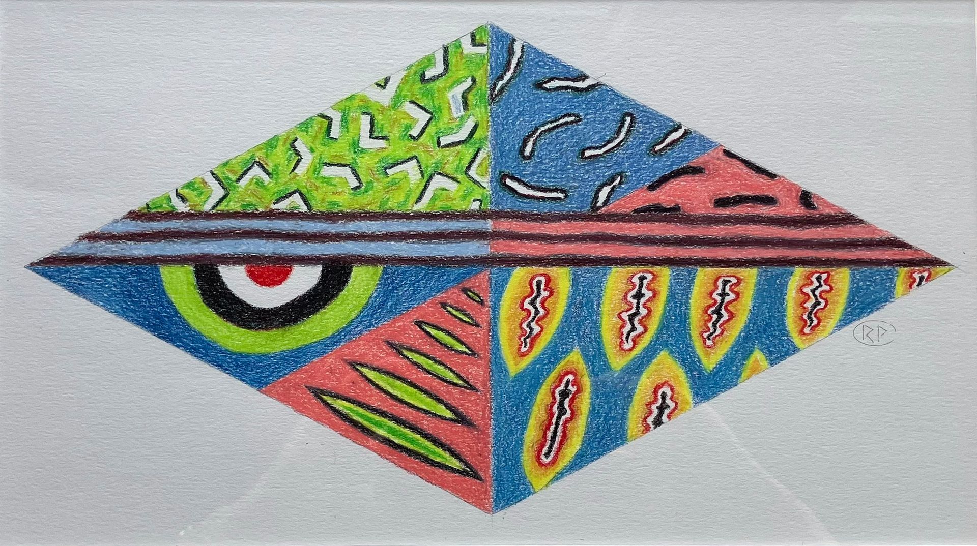 Incision - an abstract - Exhibition Painting.