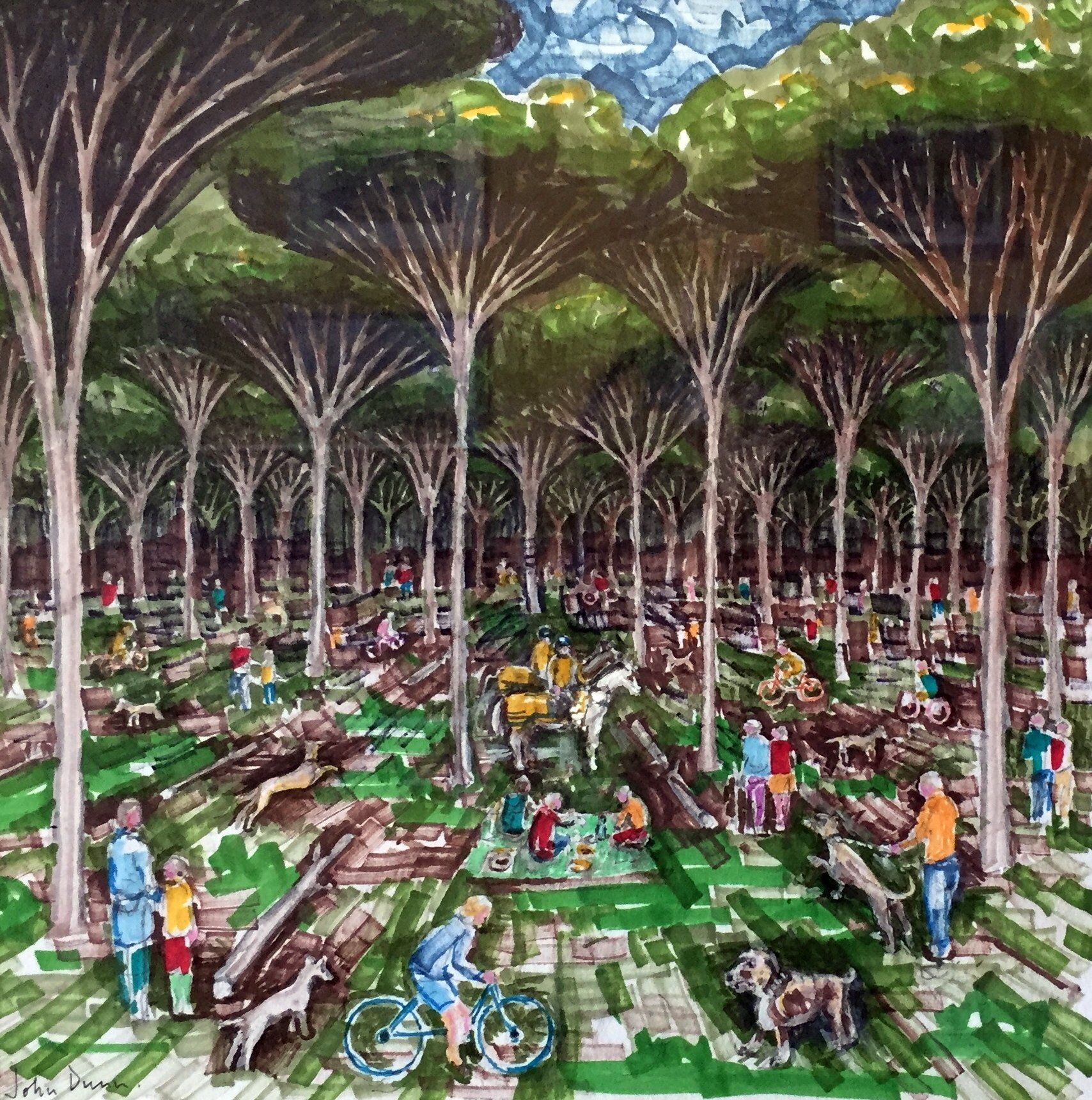 Society Annual Art Exhibition Painting