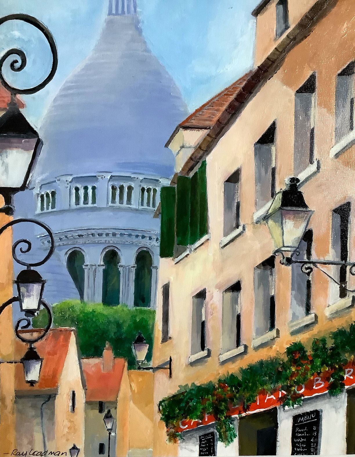 Monmatre - Exhibition Painting.