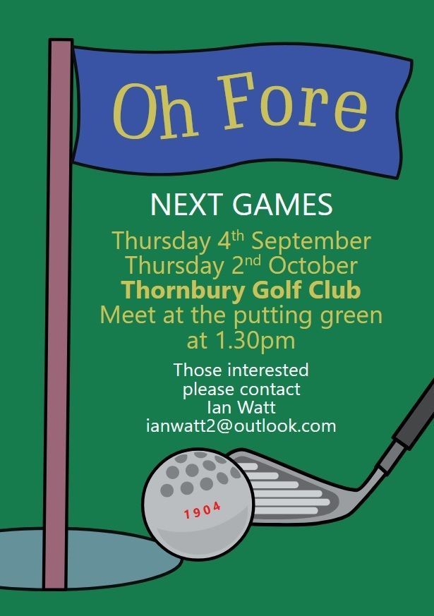 Image updating next Golf Games for members of Bristol 1904 Arts