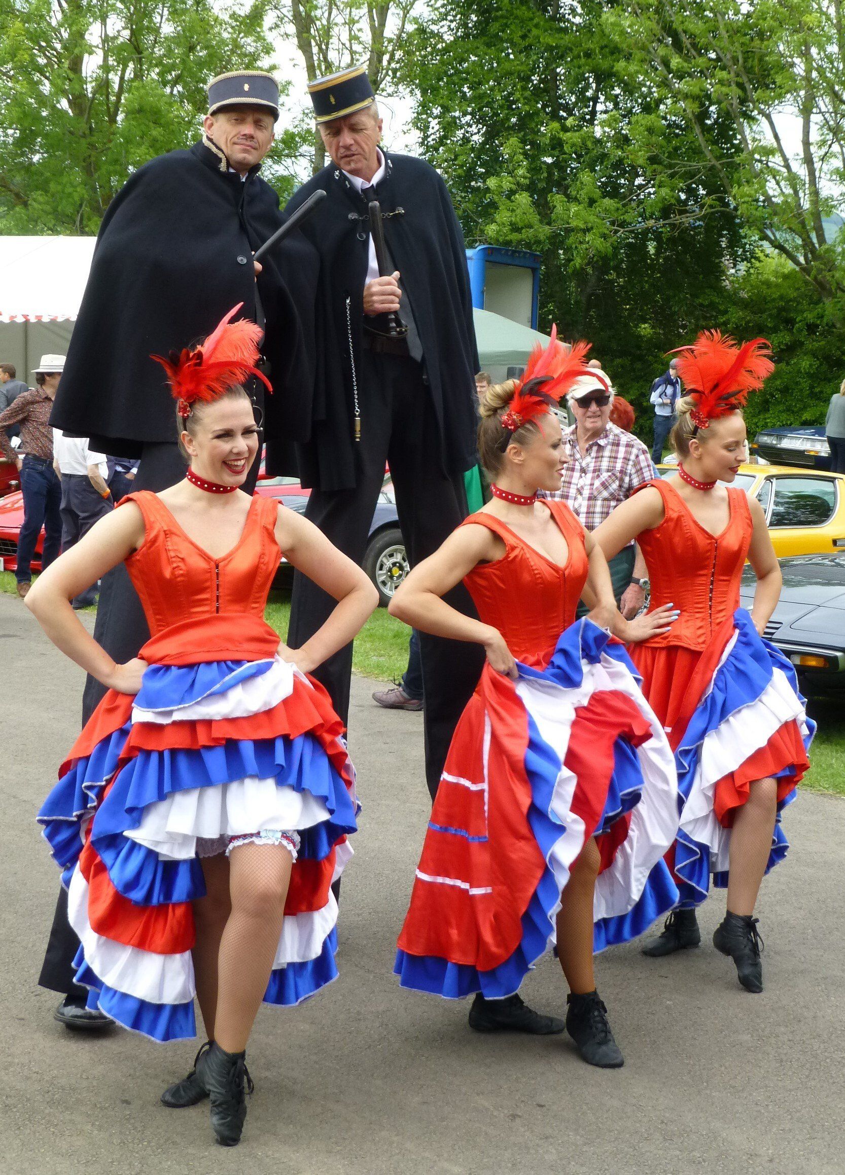 Bristol 1904 Arts - Photography group photo sample exhibit - Street Can-Can parade